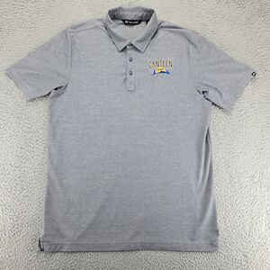 Travis Mathew Shirt Mens Large Grey‎ Short Sleeve Golf Lightweight Outdoors Polo